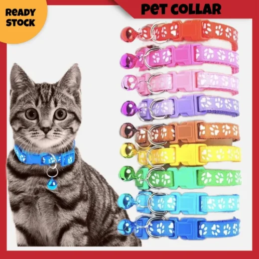 Rantai Kucing Cat Dog Collar Pet Collar Cute Nice Adjustable Pet Neck Strap Dog Cat Rabbit Kitten