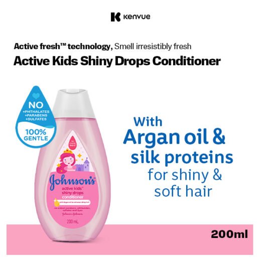 Johnson's Active Kids Shiny Drops Conditioner 200ml
