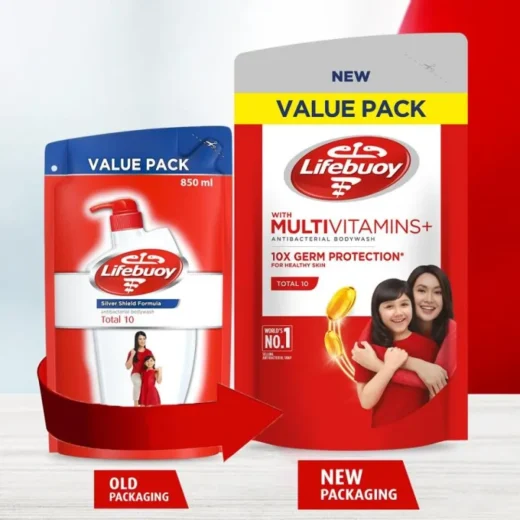 LIFEBUOY Bodywash Total 10  Refill 800ml