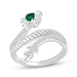 Engagement Ring 7/8 ct tw Diamonds 14K White Gold