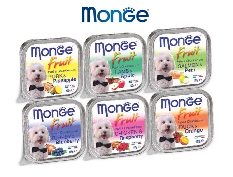 Monge Fresh / Fruits Wet Food Dog Tray - 100g